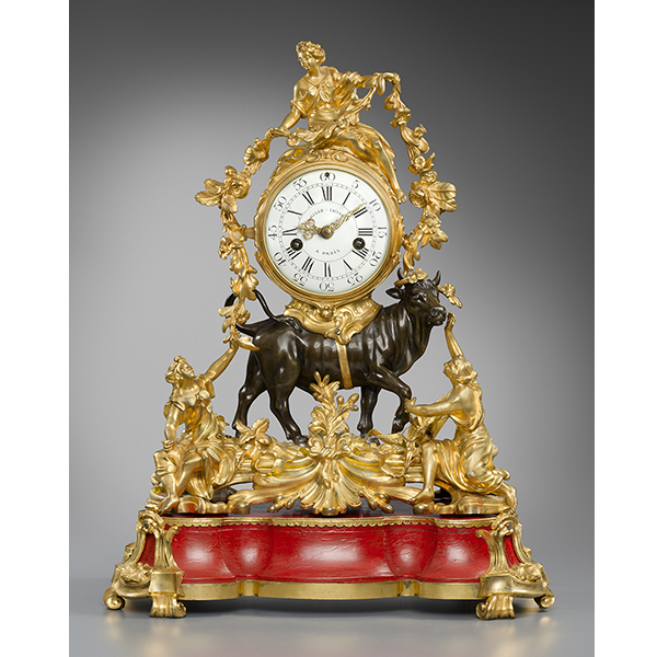 A Rape of Europa clock by Osmond