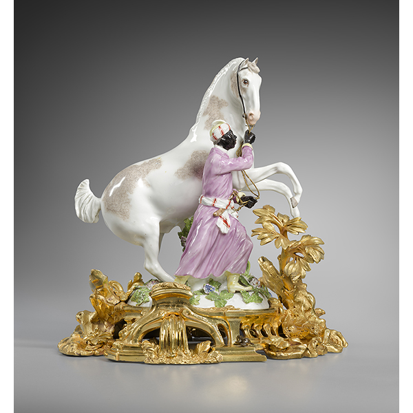 Un groupe en porcelaine de Meissen