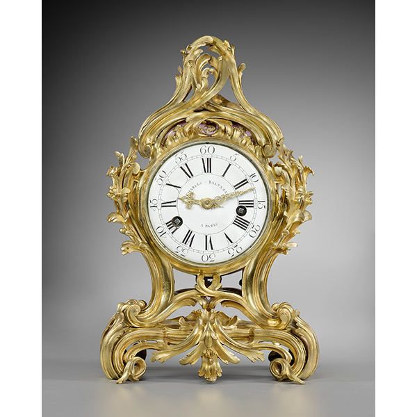 A Rococo Mantel Clock by Baltazar